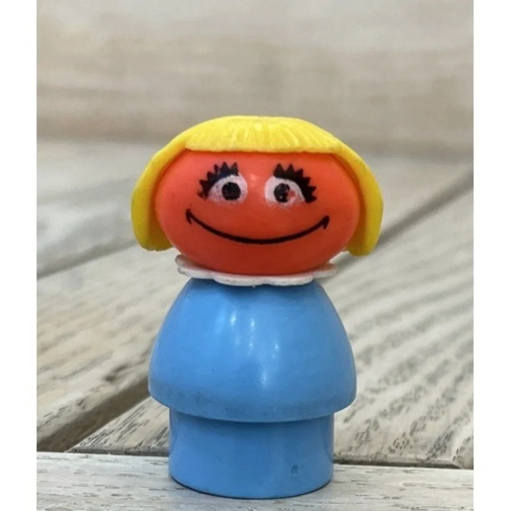 Fisher Price Little People Sesame Street Prairie Dawn Muppets 1975 FPLP NICE